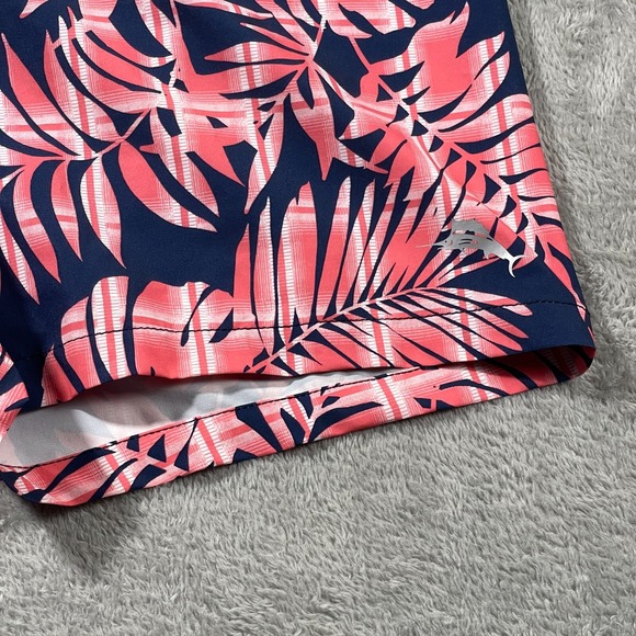Tommy Bahama Baja Palms Plaid 40 Swim Trunks Board Shorts Beach Summer‎ Stretch - Picture 4 of 16